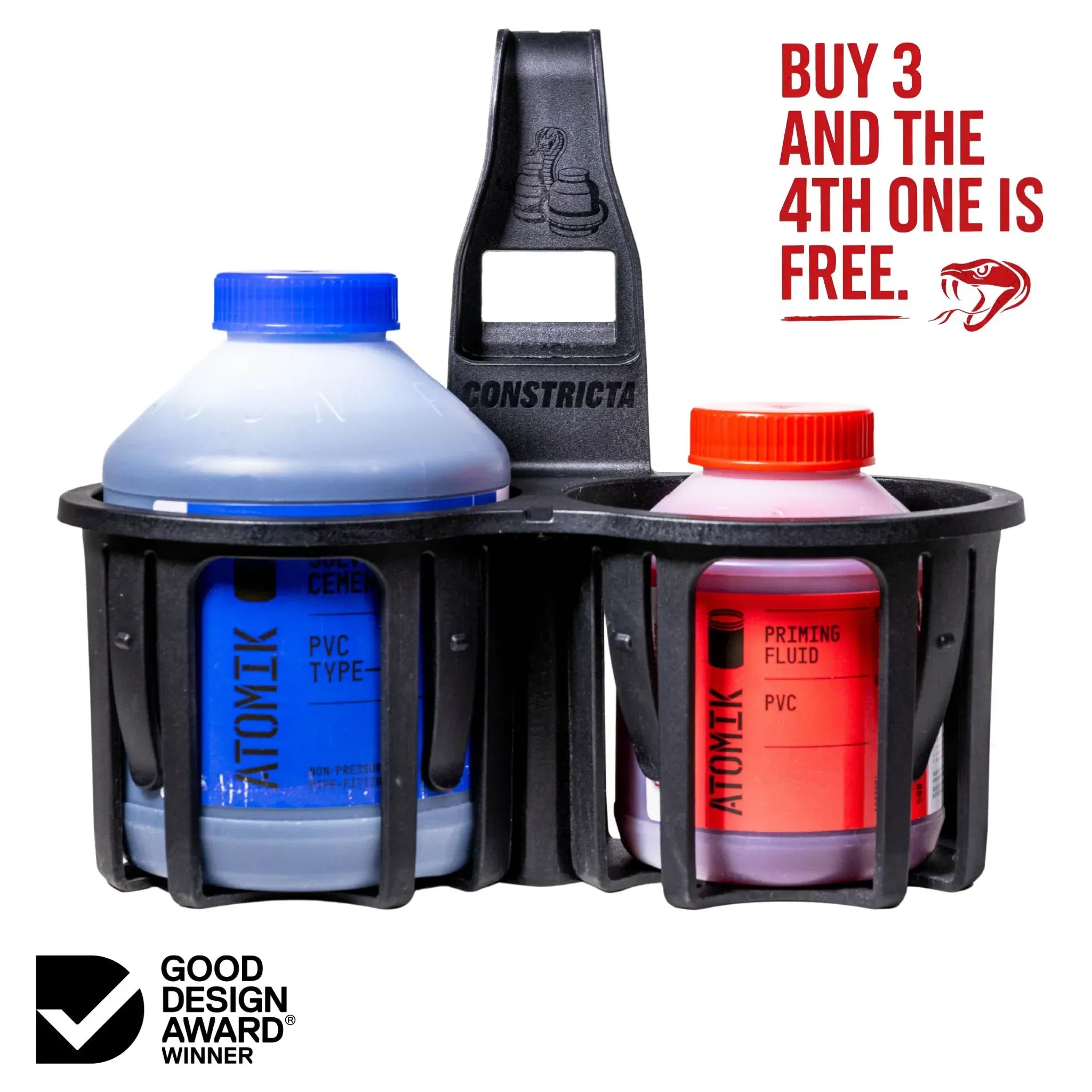 Rebend Industries Black Constricta Multi Pot Grip AUD