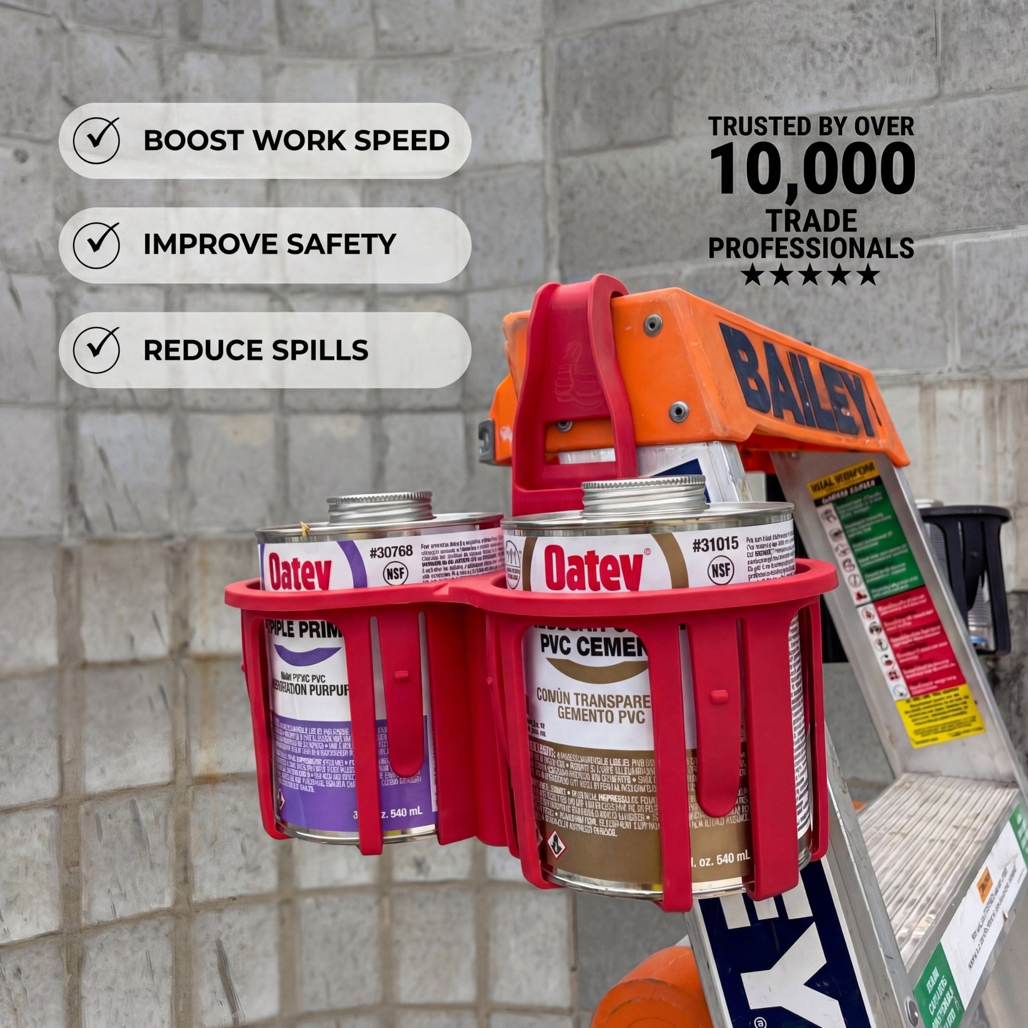 Rebend Industries Red Constricta Multi Pot Grip