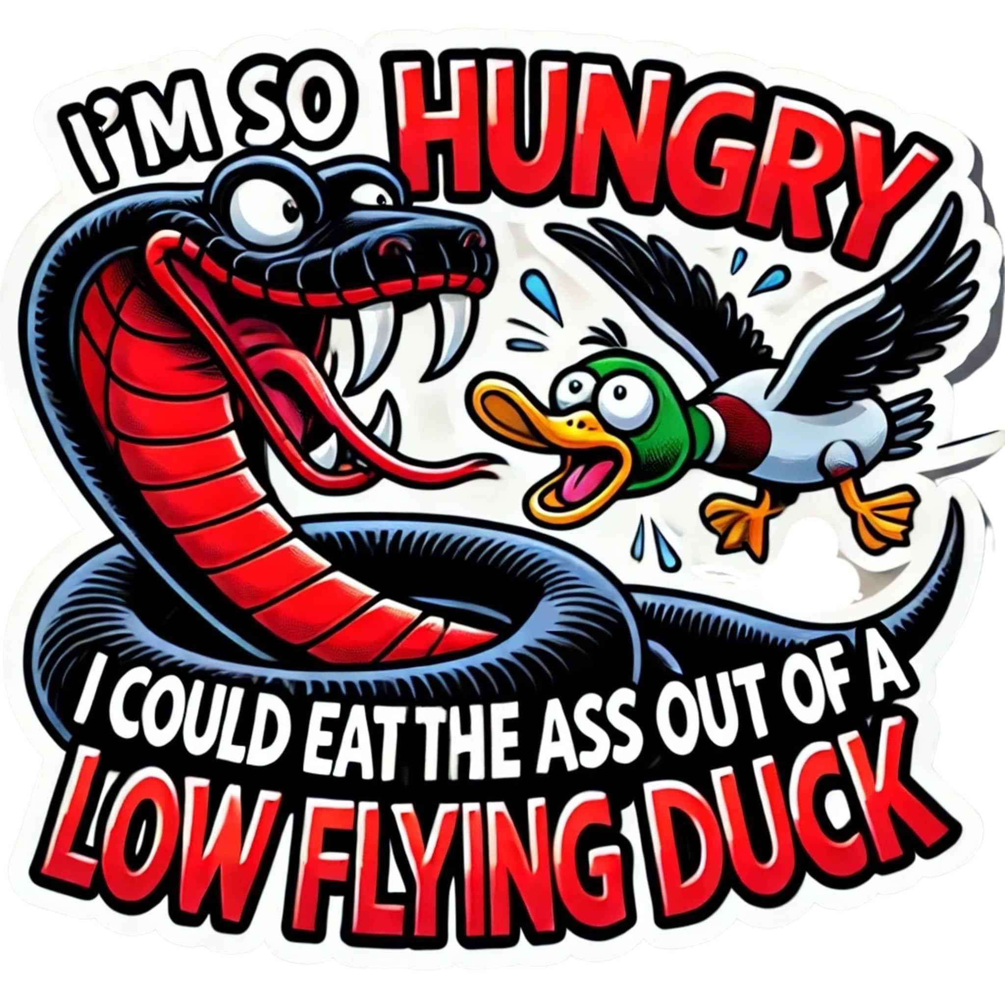 Rebend Industries Flying Duck Job Site Stickers