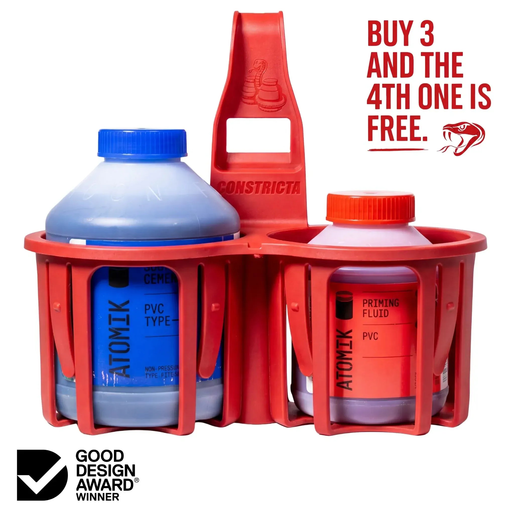 Rebend Industries Red Constricta Multi Pot Grip AUD